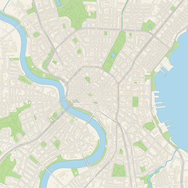 Carte Moderne du Quartier